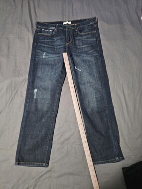 Banana Republic Distressed Dark Blue Women's Jeans